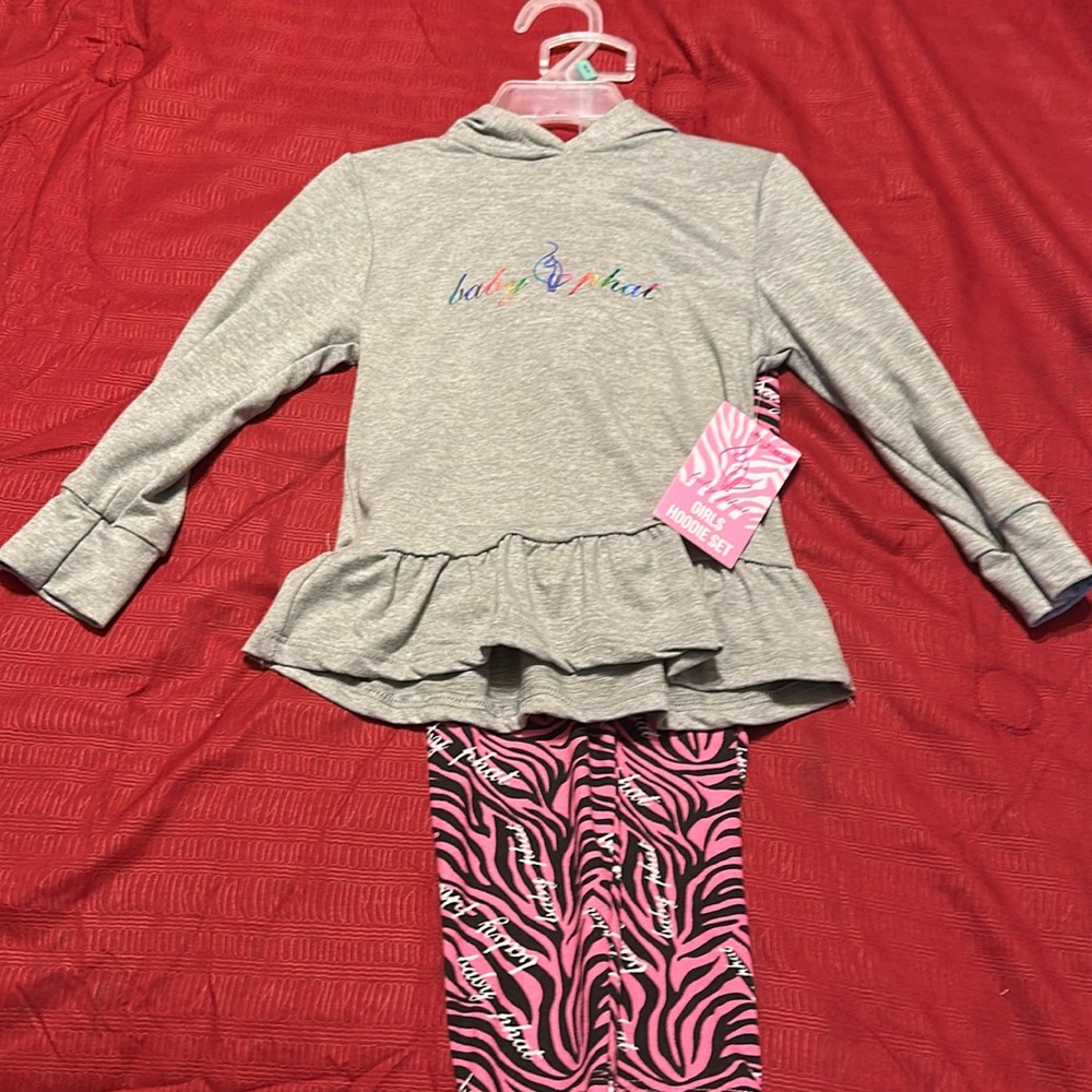 Brand new baby phat girls size 2T matching sets